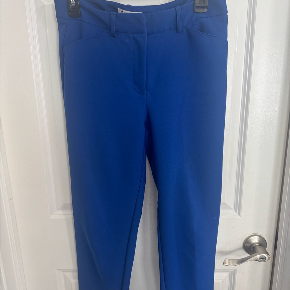 Nanette Lepore Cobalt Stretch Ponte Trousers